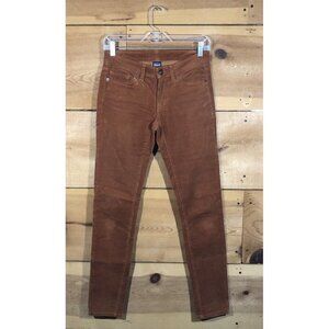 Patagonia Corduroy Organic Cotton Pants Womens Size 25 Brown Sugar Casual Rust